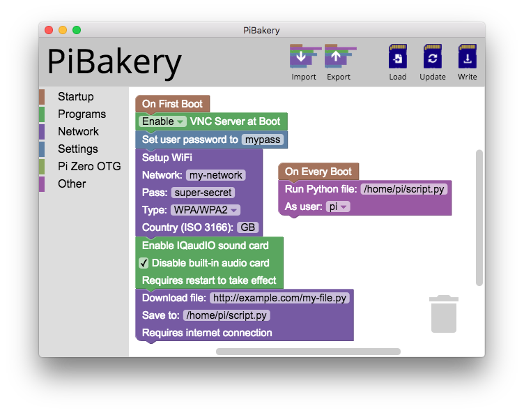 PiBakery Screen Shot